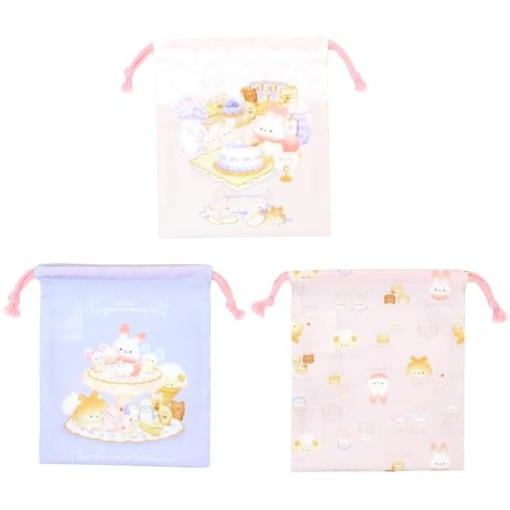 Takanami Create Drawstring S 3 Piece Set Sugar Cocomu [135541] Admission Cup Holder