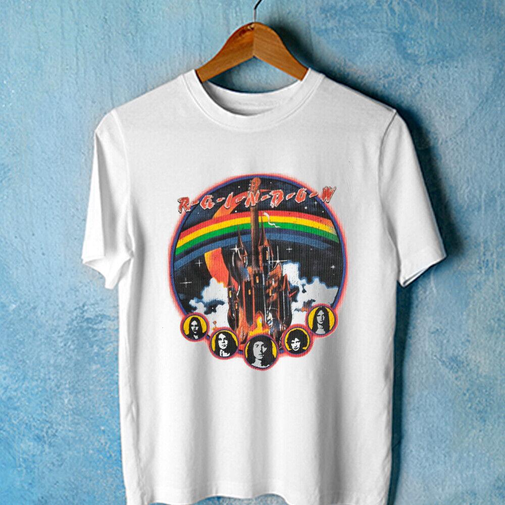 Rainbow Ritchie Blackmore s Rainbow White T-shirt Unisex T-Shirt L
