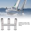 3 Tube Boat Fishing Rod Holder 304 Stainless Steel Fishing Rod Rack for Marine Yacht Ships