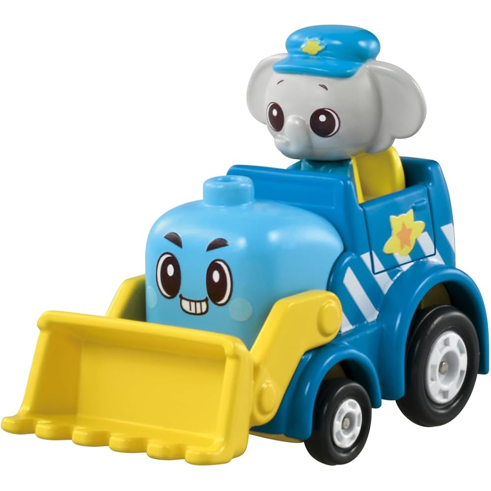 Takara Tomy Tomica Go! Go! Vehicles Beep Beep Tomica Pao and Galun Toy Car Set