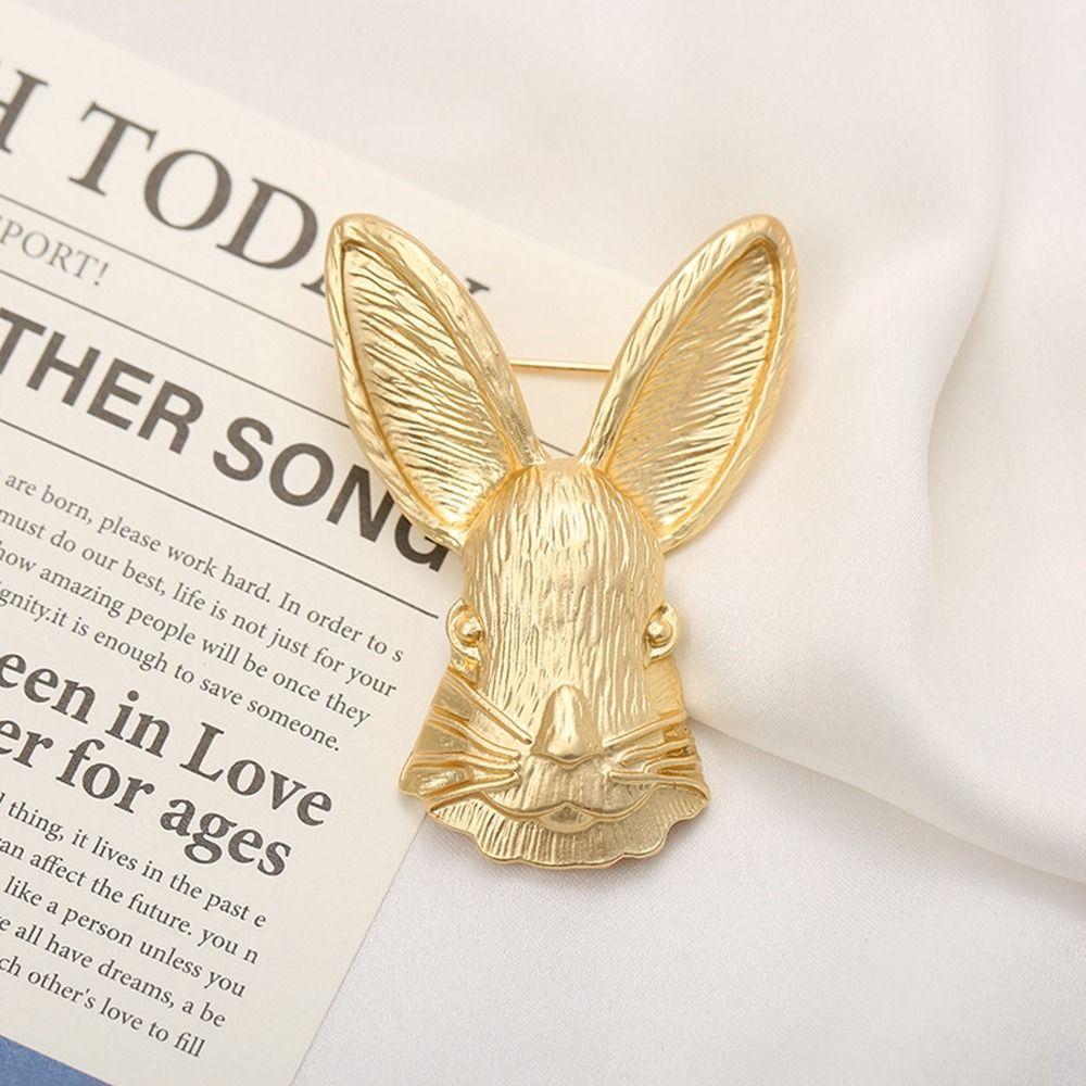 Pins New Year Brooches Clothing Accessories Rabbit Brooches Korean Pin Badges Pin Metal Brooches