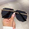 KAMMPT Pilot Sunglasses for Men Women Vintage Oversized Shades with Metal Legs Trendy Designer Outdoor Eyewear