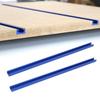 T Track, 2PCS 400mm Aluminum Alloy T Slot Rail with Pre Drilled Holes and Wood Screws, Double Cut    for Table Saw Router Workbench