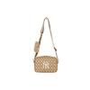 MLB Monogram Series NY New York Vintage All Over Print Fabric Shoulder Bag Women Shoulder Bag Khaki 32BGDC111-50B