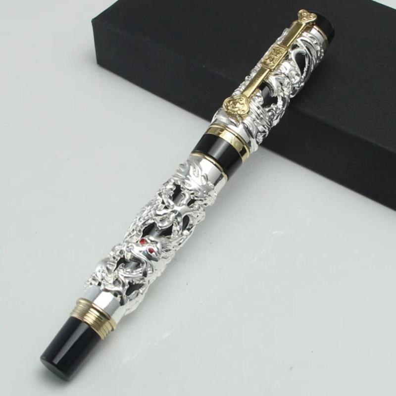 

Jinhao The Latest Design Dragon and Phoenix Golden Roller Ball Pen High Quality Hot Selling Luxury Writing Gift Pens