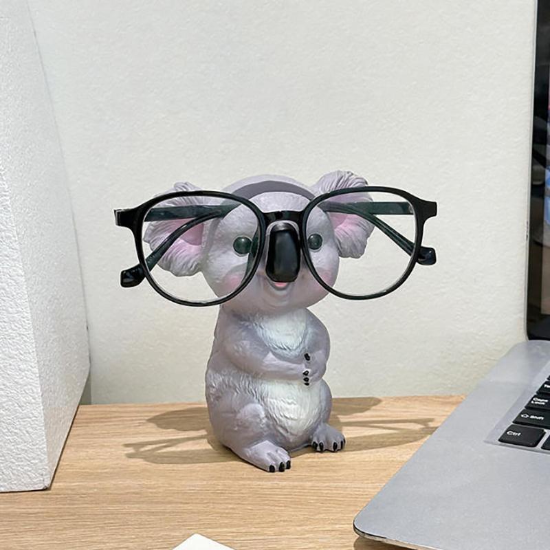 1Pc Cute Animal Eyeglass Holder Funny Koala Sunglassdisplay Stands Creative Spectacles Holder Shelf Home Office Decor