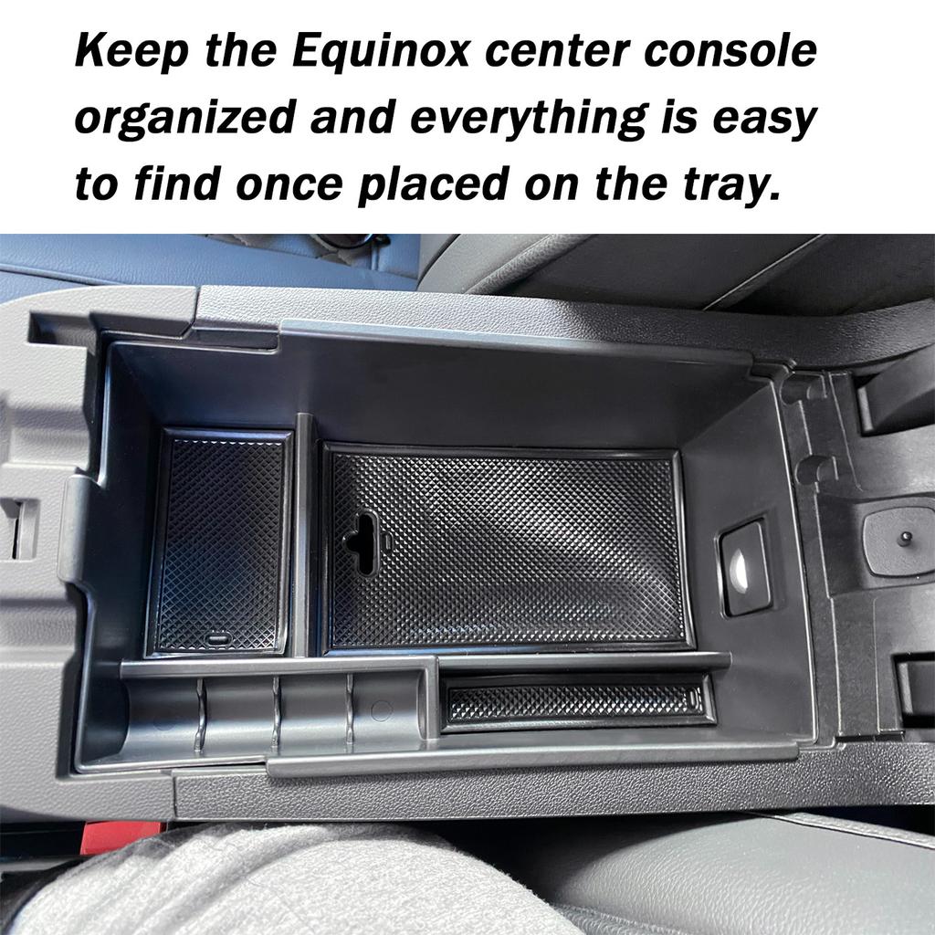 Center Console Organizer For Chevy Equinox 2018 2019 2020 2025 2025 2025 2025 Car Accessories Armrest Storage Box Insert Tray