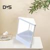 Non-Reversing True Makeup Mirror High Clarity Desktop Vanity Mirror Men Women Precision True Image Inverted Standing Cosmetic Mirror