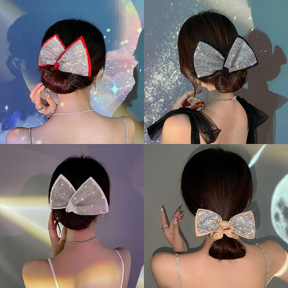 Buy Women Hair Curler Twisting Hair Clips Sequins With Rhinestones