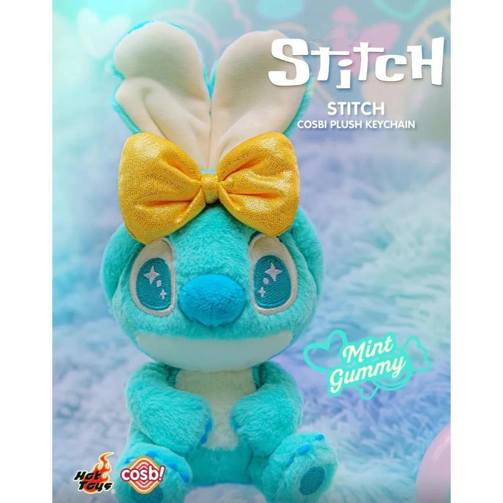 Genuine Hot Toys Candy Stitch Series Blind Box Cosbi Plush Keychain Collection Desktop Ornament Trend Cute Doll Gift