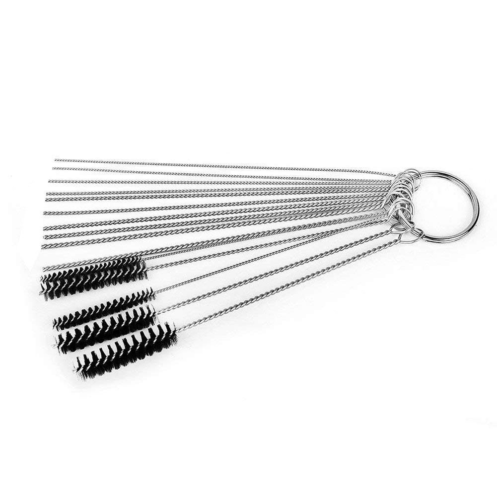 15 Pcs/set Nylon Brushes Set for Drinking Straws / Glasses / Keyboards / Jewelry Cleaning Brushes Clean Tools