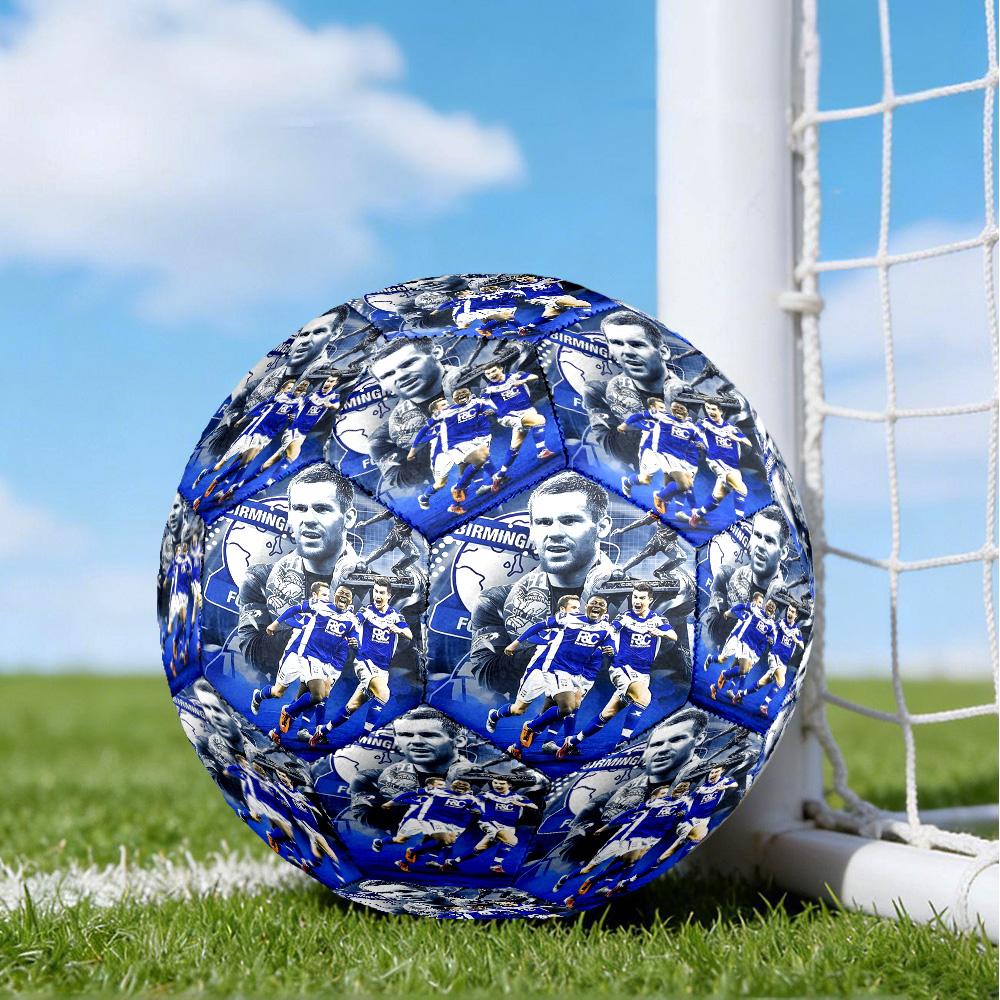 Birming-ham Football Club Printed Size 5 Soccer Balls, High-Quality, Anti-Slip, Protective Football, A Unique Gift , Birthdays, Christmas Gifts