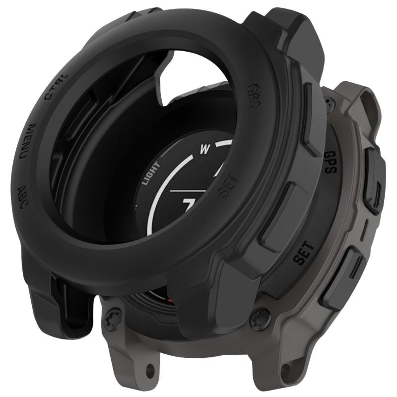 Silicone Protective Case Housing Guard for Smartwatch 40mm 45mm Dustproof Scratch Resistant Soft Cover Easy Installation