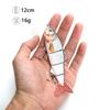3pcs/Box 4-Segments Swimbait Sinking Wobblers Set of Lures 12cm 16g Lifelike Crankbaits Fishing Lure Artificial Bait Kit