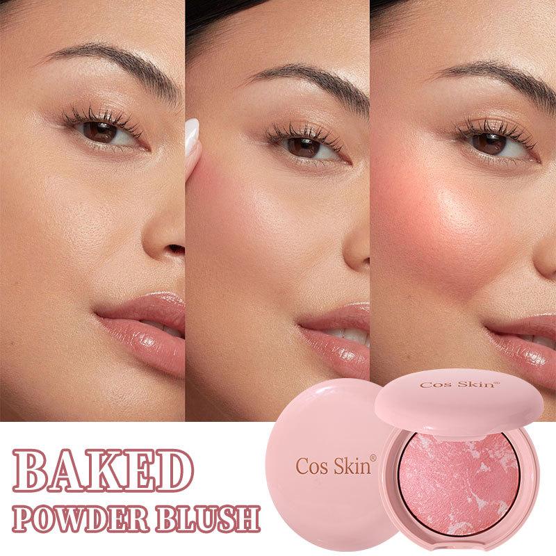 CosSkin Baked Blush Natural Pigment Long-Lasting Matte Face Blush