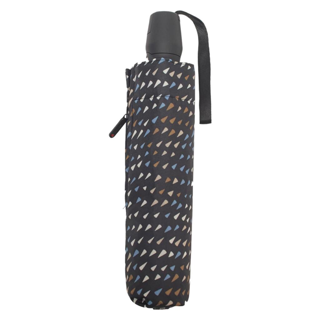 Knirps Swarm Black Medium Duomatic Safety Folding Umbrella 5 Year Warranty T.220 [Official Import] KNTL220-8658