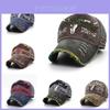 Cappellino da Baseball in Denim Vintage Usurato per Uomo e Donna Cappello Resistente ed Elegante