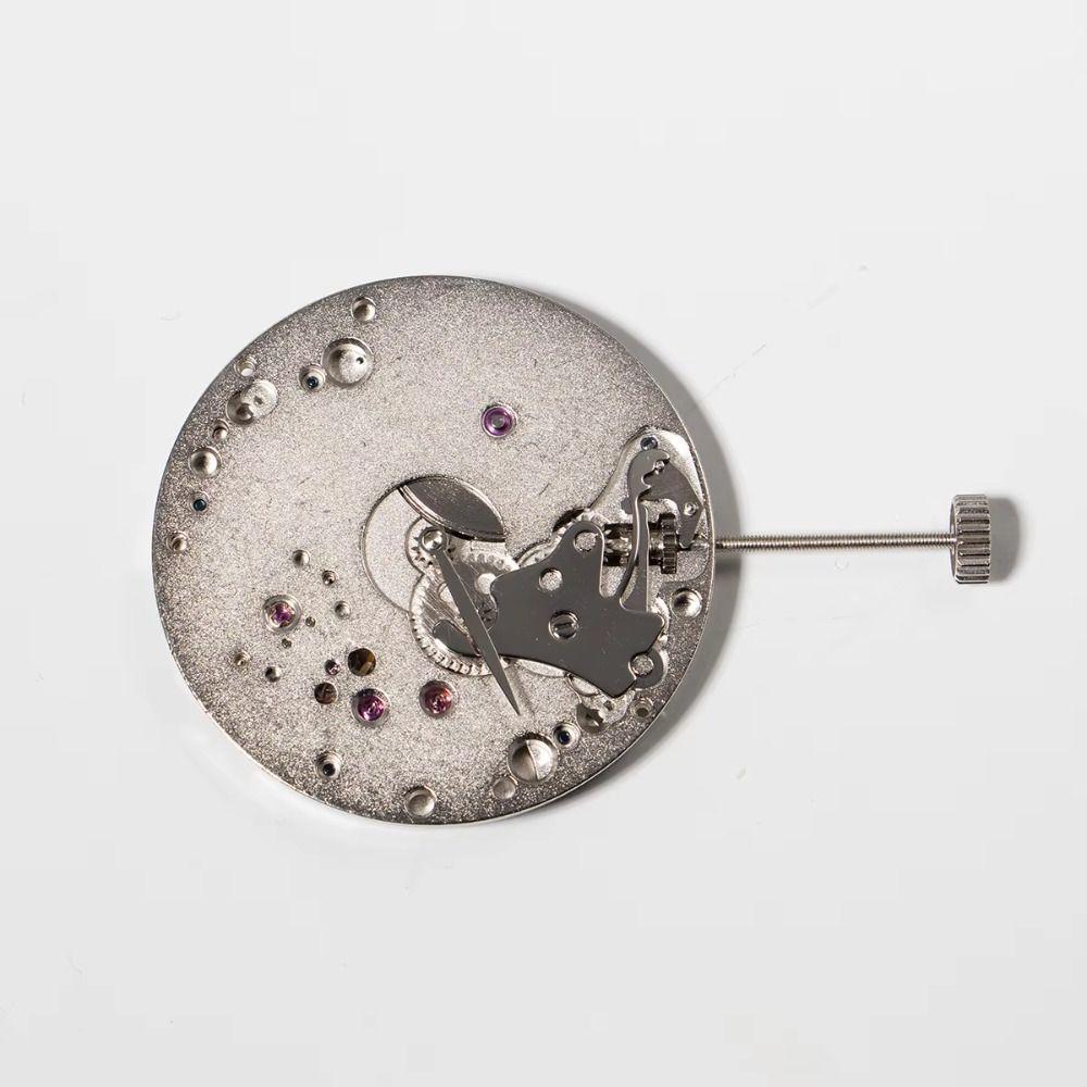 White Movement 6498 Watch Movement Single Calendar Mechanical Watch Movement  Parts Replacement