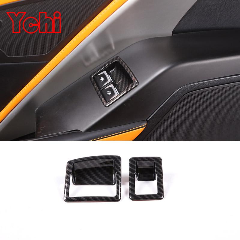 For Chevrolet Corvette C7 2014-2019 ABS Carbon Fiber Interior Kit Dashboard Console Gear Shift Panel Decoration Cover Stickers