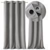 Blackout Curtain 250X140 With Eyelets, Grey Velvet, Thick