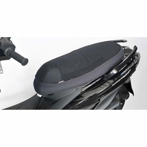 Komine 3D Mesh Full Seat Cover for Motorcycles Black XL AK-352 13009 Mesh Material