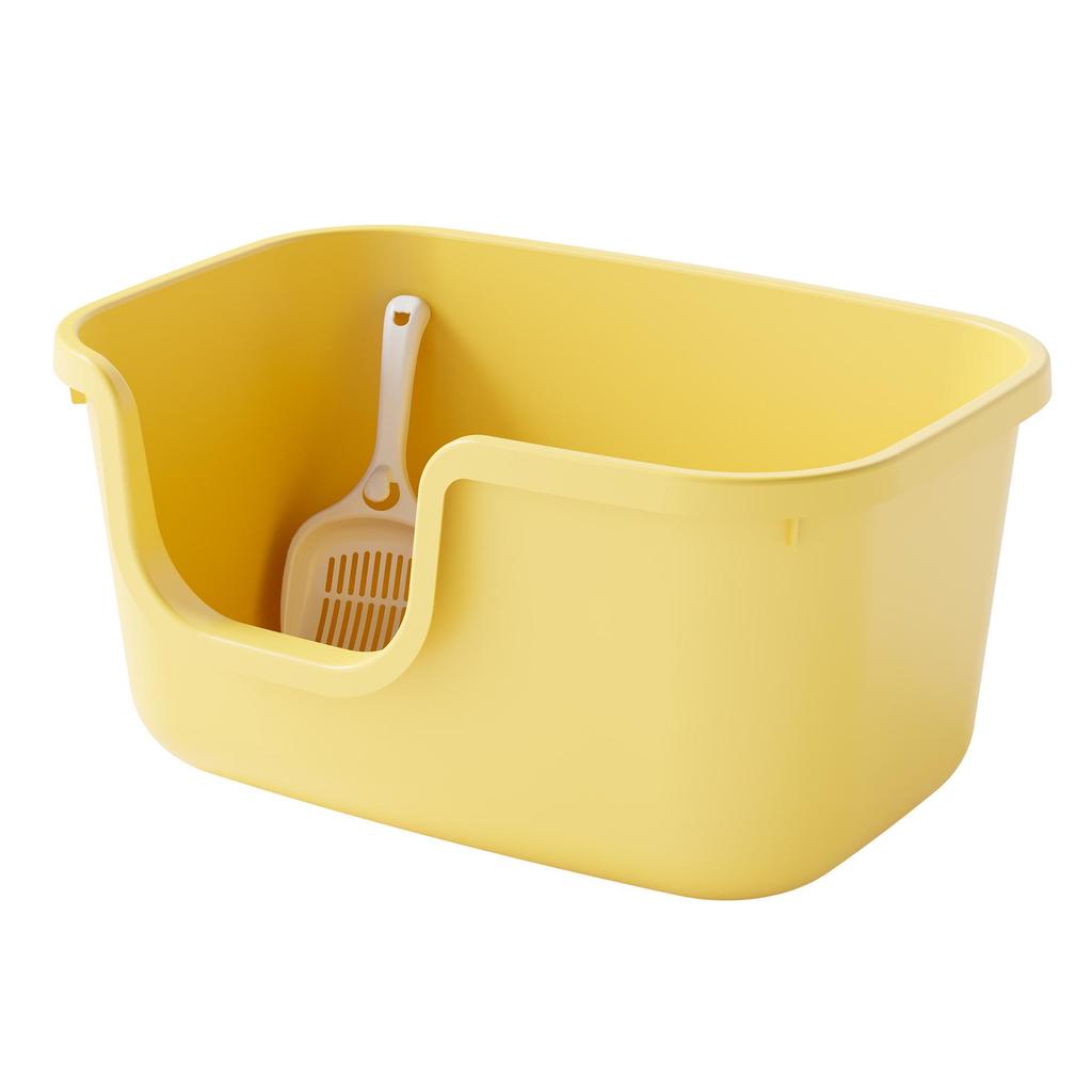 XL Jumbo Semi-Enclosed Cat Litter Box - Anti-Splash & Anti-Tracking