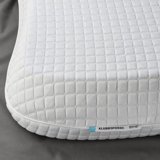 IKEA Pillow 41x51 Cm Ergonomic Pillow KLUBBSPORRE (704.502.59)
