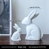 Nordic Wooden Rabbit Figurine - Home Décor for Wine & TV Cabinets, Entryway Gift