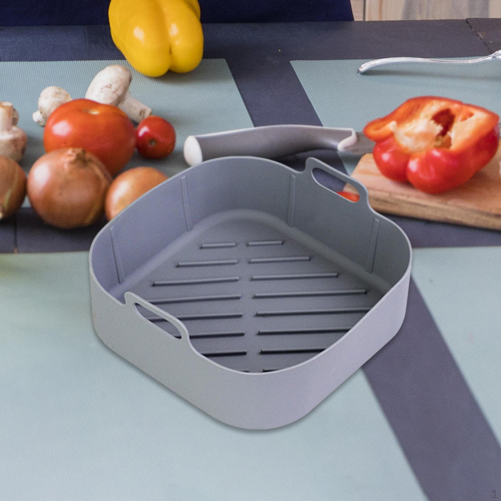 

Силиконовые аксессуары для фритюрниц, прочное антипригарное покрытие, противни для выпечки, квадратные Gray Twill