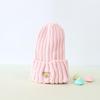 Cozy Autumn/Winter Crochet Baby Beanie with Embroidered Bear