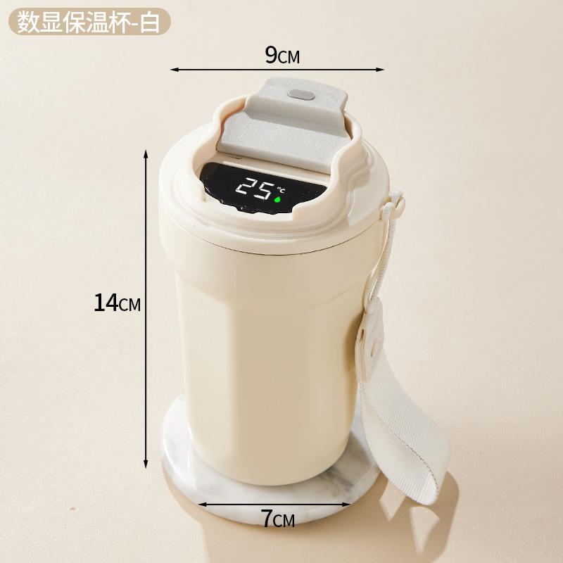 High Value Coffee Cup 316 Stainless Steel Thermal Insulation Cup Portable Outdoor Accompanying Rope Car Cup