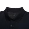 Li Ning Badminton Series Solid Color Logo Breathable Quick-Dry Polo Shirt Unisex Tops Black APLR125-9