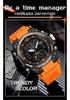 SANDA SD6252 Montre Étudiant Pour Sports d'Extérieur Multifonctionnelle Étanche Devrait Être LED Montre Électronique Homme