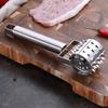 Stainless Steel Meat Loosener Kitchen Supplies Pork Beef Chicken Hammer Rolling Tenderizer Roller Head Household Tool