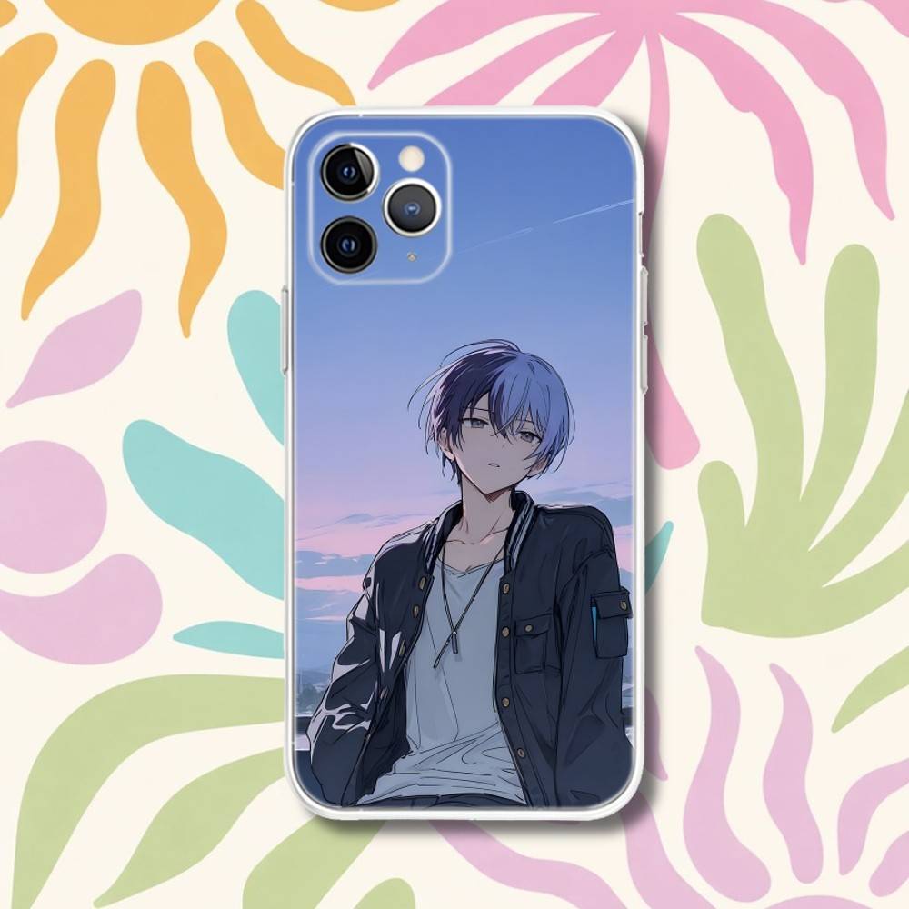 Toya Aoyagi P-Project SEKAI Phone Case For iPhone 17,16,15,11,12,14,13 Pro Max Plus Mini X,XS,XR,7,16E Air Transparent Cover