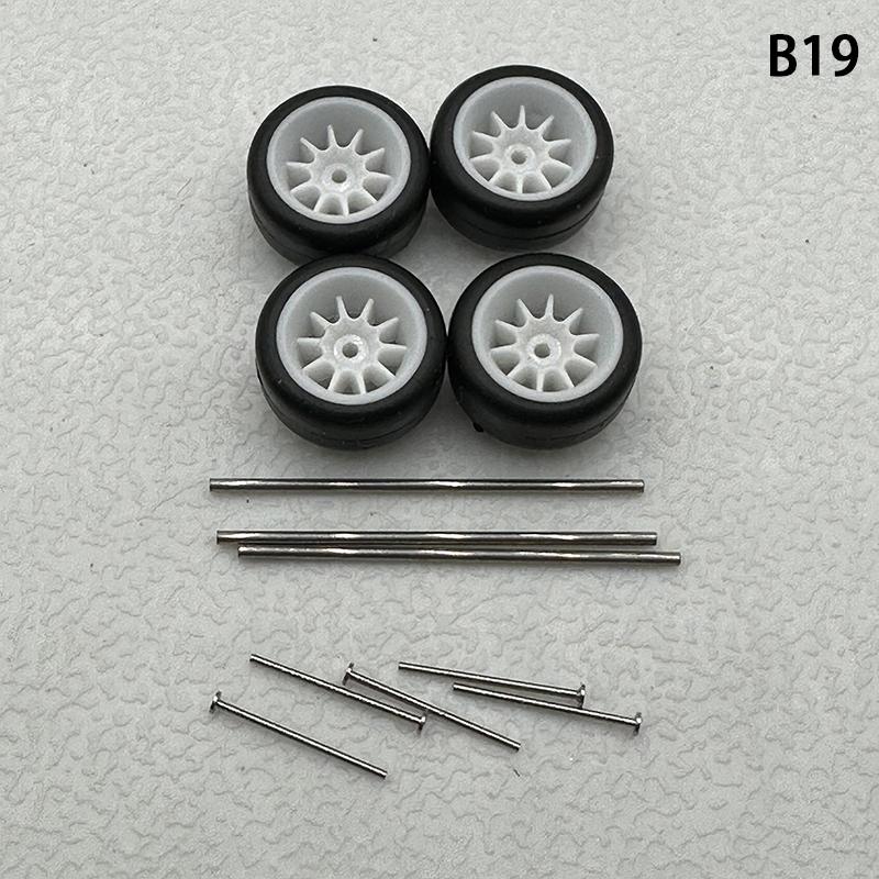 

Инновационные ABS Основные Модифицированные Детали Игрушка-Транспорт Для Hotwheels Tomica Mini Gt 1 Комплект 1/64 Модель Автомобиля Колеса С Резиновыми Шинами