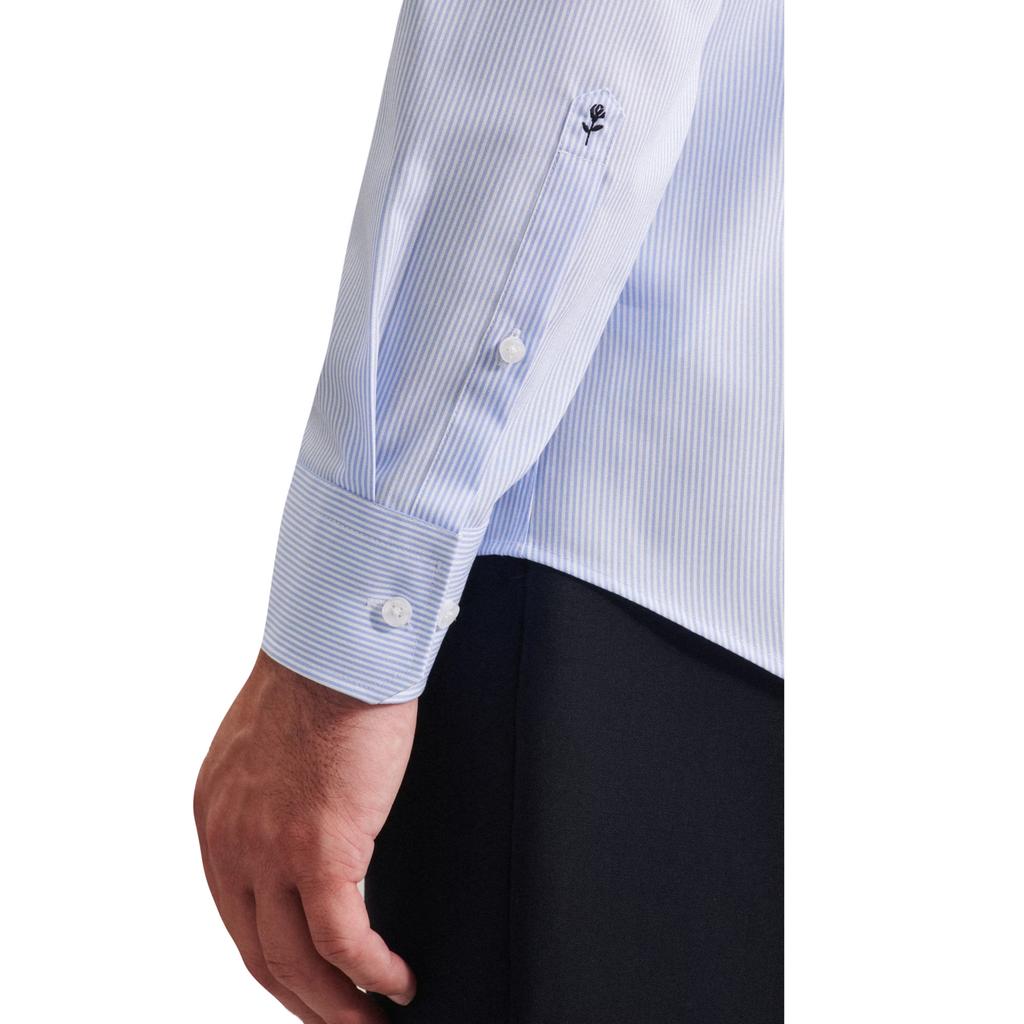 Seidensticker Mens Striped Shaped Long-Sleeved Shirt