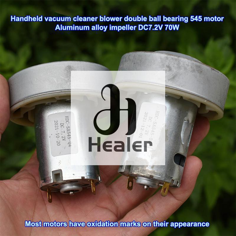1 ks 545 Motor DC 7,2V 70W Motor vysavače Kuličkové ložisko Mikro motor Pro díly vysavače Ventilátor Vzduchu Vestavěný ovladač