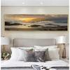 Himmel Meer Sonnenaufgang Malerei Gedruckt Auf Leinwand Wohnkultur Wand Kunst Bilder Für Wohnzimmer Kein Rahmen Moderne Natürliche Landschaft Poster