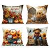 Autumn Harvest Cushion Pillowcase Printed 100% Polyester 45x45cm Throw Pillowcover Decorative Sofa Cushion Pillowslip Decor