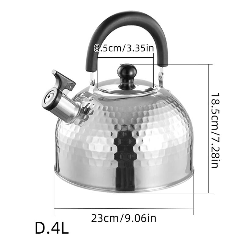 

Retro Stainless Steel Whistling Kettle