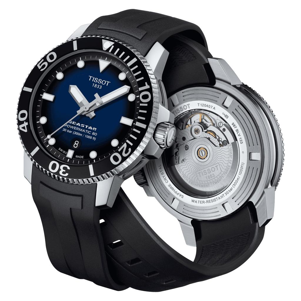 Tissot Blaue Zifferblatt Herren Modeuhr T120.407.17.041.00