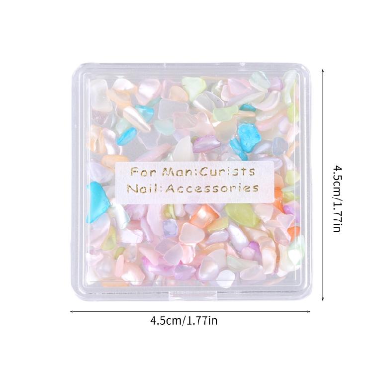 1 Box Gemischte Formen Nagelanhänger 3D Nagelkunst Nagelverzierungen für Frauen Mädchen