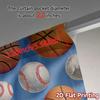 2D Flat Printing  JIT 2pcs   Curtains (Without Rod) Ball Parade Pattern Modern Curtains Versatile Polyester Fabric Curtains Room