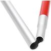 Blind Cane, Folding Reflective Red Cane 43.3in, Non-Slip Aluminum Walking Stick For Blind People, Visually Impaired and Disabled