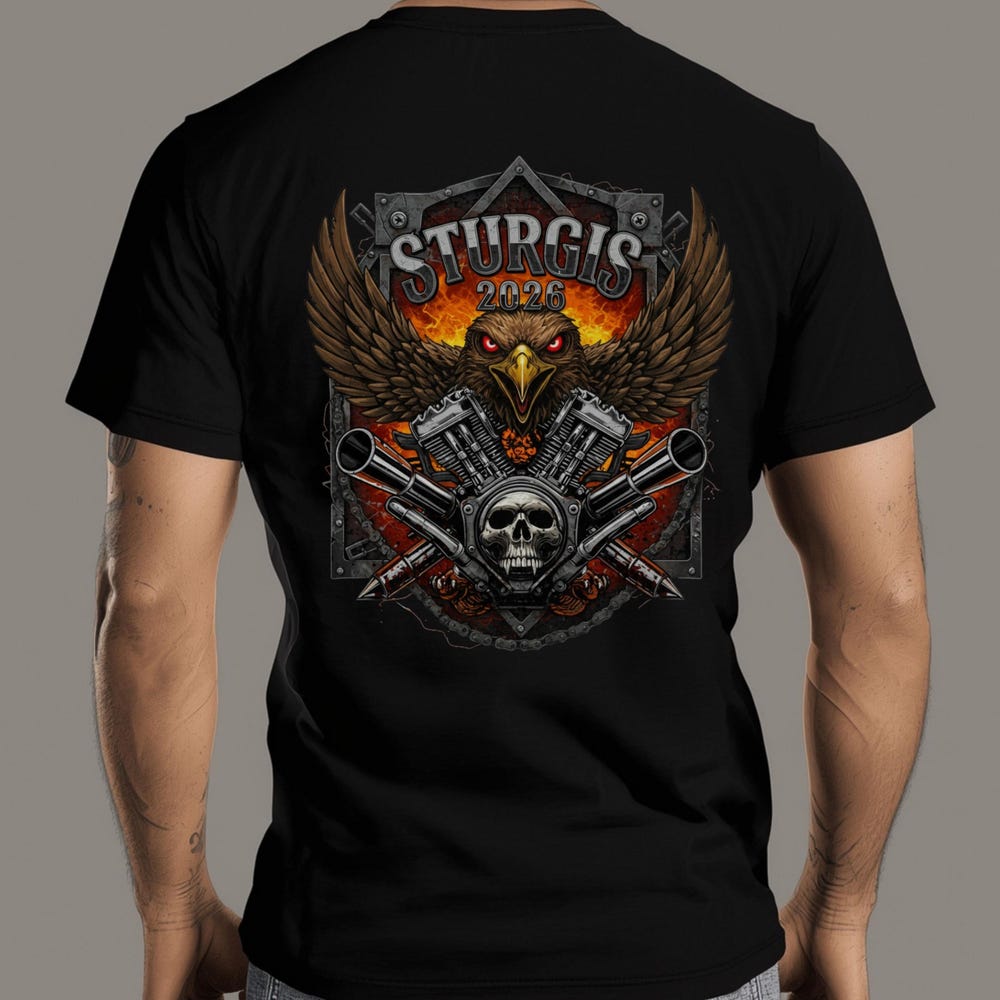 Sturgis Shirt, Skull Motorcycle Rally T-shirt, 86th Anniversary South Dakota XXXL
