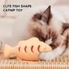 Silicone Treat Dispensing Fish Teeth Cleaning Self-Playing Boredom Relief Cats Wand Kitten Chew Resistant Molar Interactive Toy