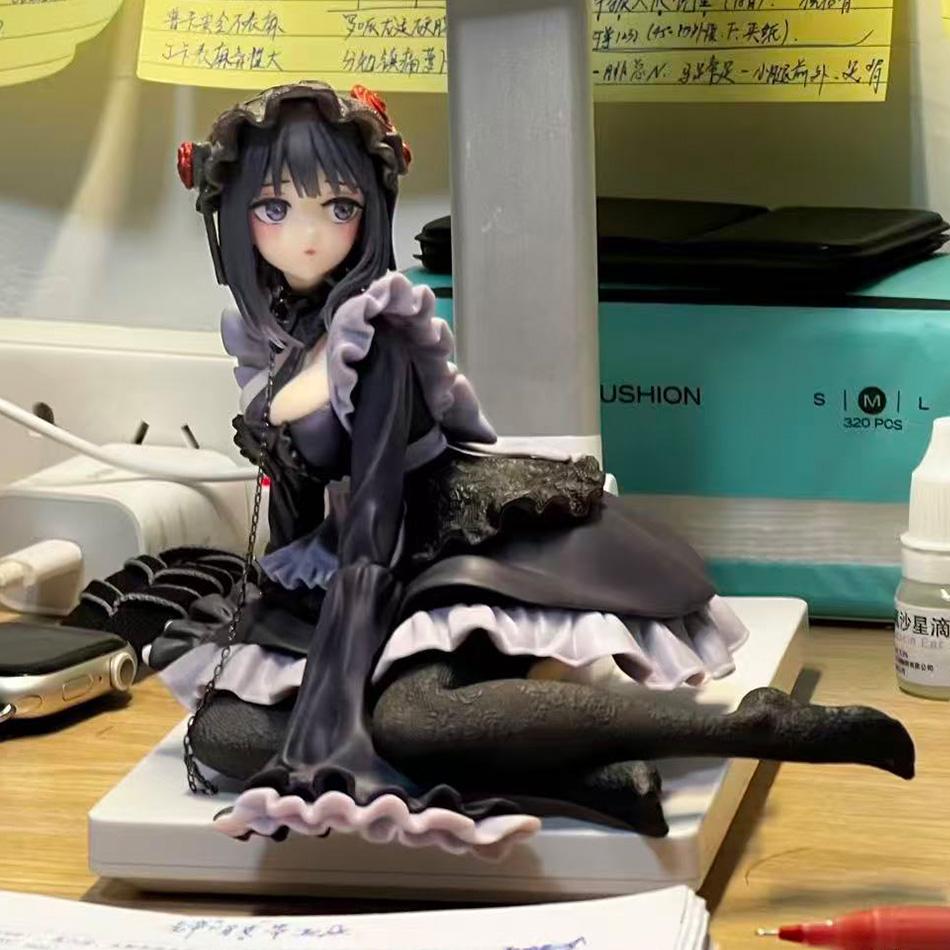 My Dress-Up Darling Anime Figure Black Maid Outfit Kitagawa Marin Action Figure Shizuku Kuroe Figurine Collection Model