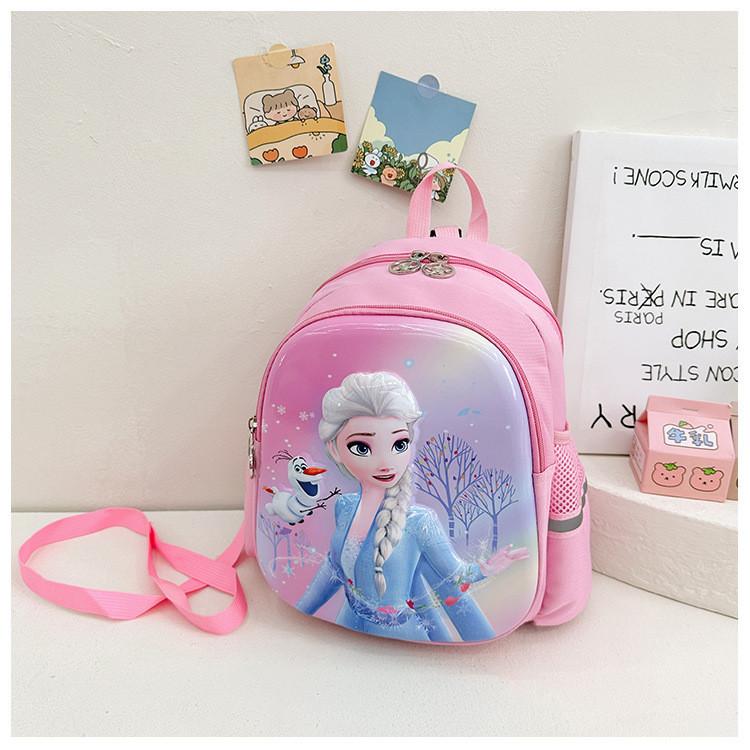 

Adorable 3d Cartoon Backpack For Kindergarten Kids With Cute Princess Design PinkPrincess