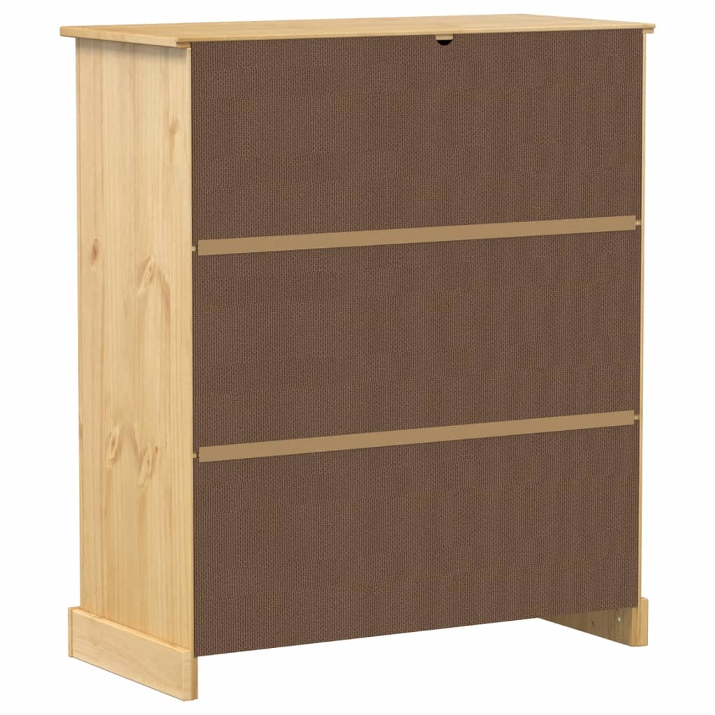 Vidaxl Szafka Na Wino Corona, 97X45X114 Cm, Lite Drewno Sosnowe